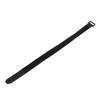 Aexit 35cm Length Audio & Video Accessories 20mm Width Nylon Detachable Fastener Loop Tie Strap Belt Connectors & Adapters Black 3pcs view 2