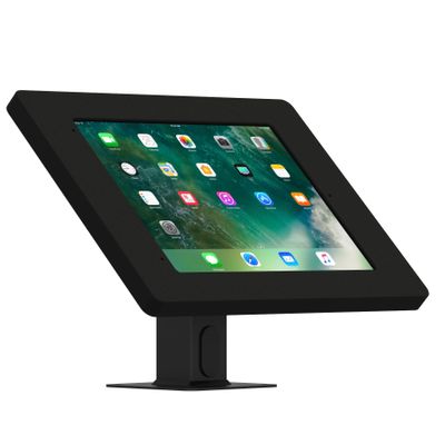 VidaMount Black Home Button Covered Enclosure and Rotating & Tilting Desk/Table Mount [Bundle] Compatible with iPad Pro 10.5" & Air 3rd Gen