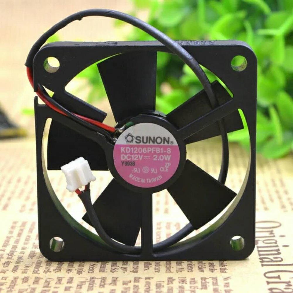 For SUNON KD1206PFB1-8 6CM thin 6010 ball cooling fan 12V 2.0W