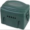 Radio Parts HB6173 Outdoor Powerboard Enclosure - IP54 Weatherproof - Green Metal Alloy - Wall-Mountable - Lockable - 1 Unit view 1