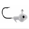 Big Bite Baits Minnow Head JIGHEAD 1/8 OZ/White/Black E view 1
