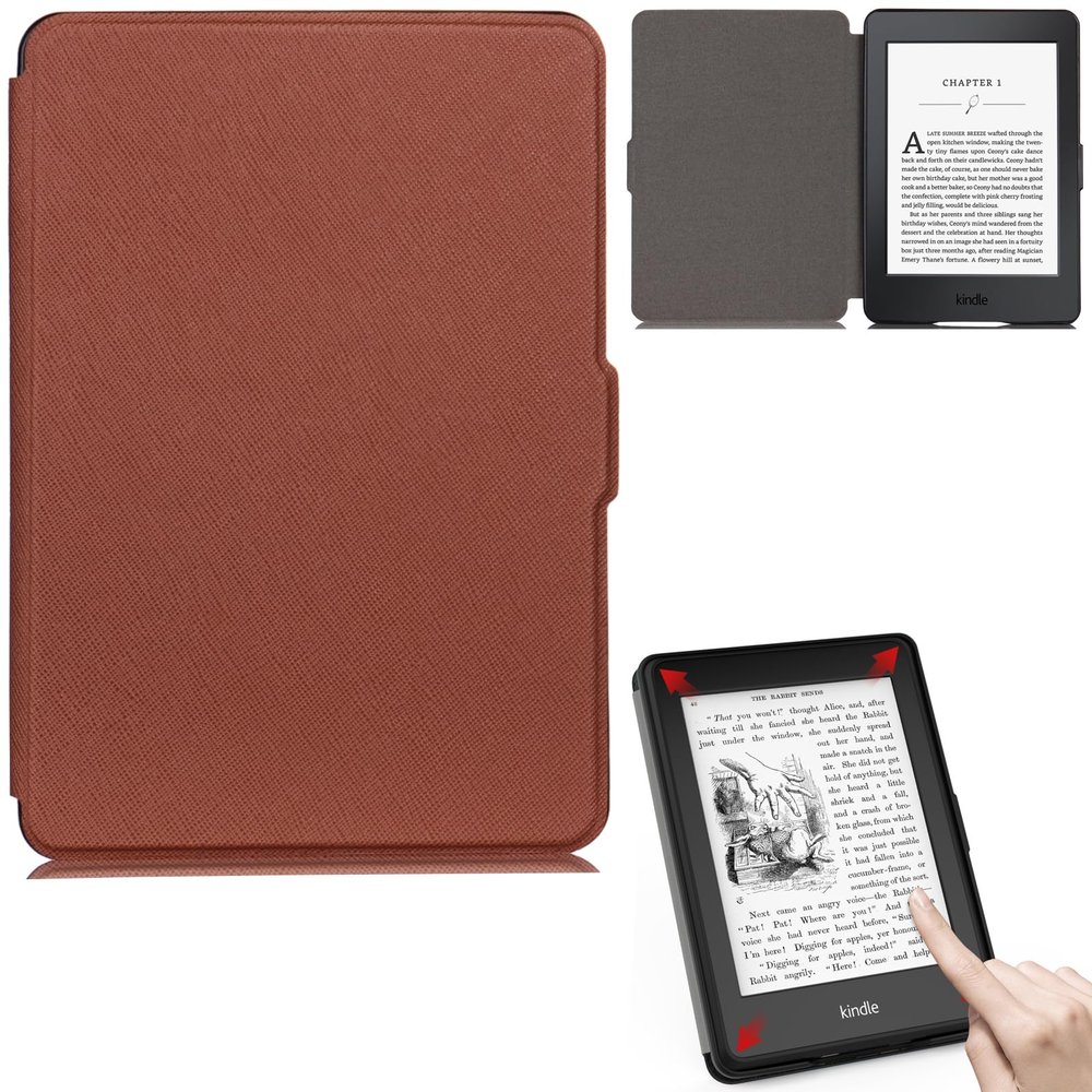Artyond Case for Kindle Paperwhite,Slim Folio Protective Cover with Smart Auto Sleep/Wake Magnetic Case For Amazon Kindle Paperwhite 123 (Fits All 2012, 2013, 2015 and 2016 Versions), brown
