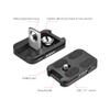 Andoer 60mm Quick Release Plate for Arca-Swiss Tripod Ball Head, with Attachment Loop view 3
