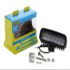 Seachoice 6 LED Flood Beam Work Light, 865 Lumens, Rectangular, Black Housing view 2