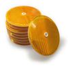 25 pack of Amber Reflector Buttons view 1