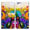 Bcov Case for iPod Touch 7/iPod Touch 6,Bcov Colorful Dragonfly Style Wallet Flip Leather Cover Case with Credit Card ID Card Slot Holder Kickstand for iPod Touch 7/6/5 view 1