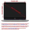 8.9,10.1,11.6,12.1,13.3,14,15.5,15.6,16,16.4,17,17.3, inch (Diagonally Measured) clear glossy Screen Protector for ACER ASUS HP SONY DELL MSI Toshiba lenovo laptop,LCD monitors (10.1"(222x125mm)) view 2