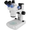 7X-30X LED WF Trinocular Zoom Stereo Microscope Top Bottom Light Track Stand Professional 10X Adjustable Widefield High Eyepoint Eyepiece 45 Eyetube Eyepiece 76mm Focusing Rack SZ04010131 BoliOptics view 1