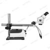 7X-45X Binocular Zoom Stereo Microscope Dual Gooseneck Dual Fiber Optic Light Box Boom Stand Professional Industrial 76mm Focus Rack SZ02010423 BoliOptics view 4