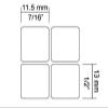 Online-Welcome Chinese Transparent Keyboard Sticker Black view 4