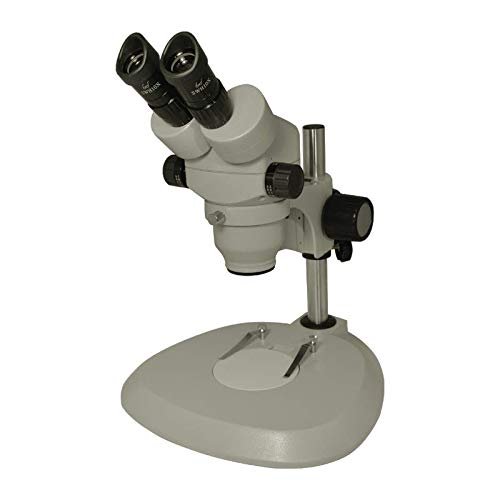10X-65X SWF Binocular Zoom Stereo Microscope Pillar Post Stand Professional 10X Super Widefield Eyepiece 76mm Focusing Rack Inspecting Industrial SZ08010222 BoliOptics