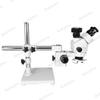 3.5X-45X LED Trinocular Zoom Stereo Microscope USB 5MP Digital Video Camera Boom Stand Widefield WF 10X High Eyepoint Eyepiece Heavy Duty Metal Base 64LED Ring Light 76mm 32mm Focusing Rack SZ02010433 view 4