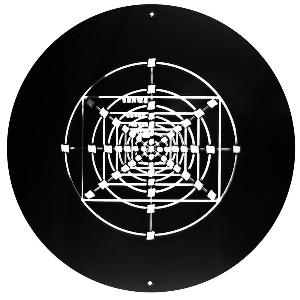 BoliOptics Microscope Resolving Power Resolution Test Target Slide (Negative) Glass, Black RT20301101