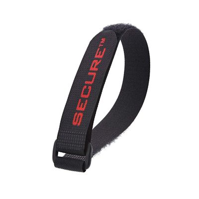 12 x 1 Inch Cinch Straps with Secure Logo - 5 Pack