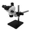 6.6X-51X WF Triinocular Zoom Stereo Microscope + Boom Cross Arm Stand 76mm E-Arm Focus Rack 10X Adjustable High Eyepoint Eyepiece Professional SZ02050431 BoliOptics view 1