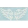 Angel Wings - Tribal Design - Cars Trucks Moped Helmet Hard Hat Auto Automotive Craft Laptop Vinyl Decal Store Window Wall Sticker 08031 view 2