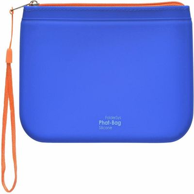 Silicone Zip Pouch Phat-Bag A6 Opaque Blue