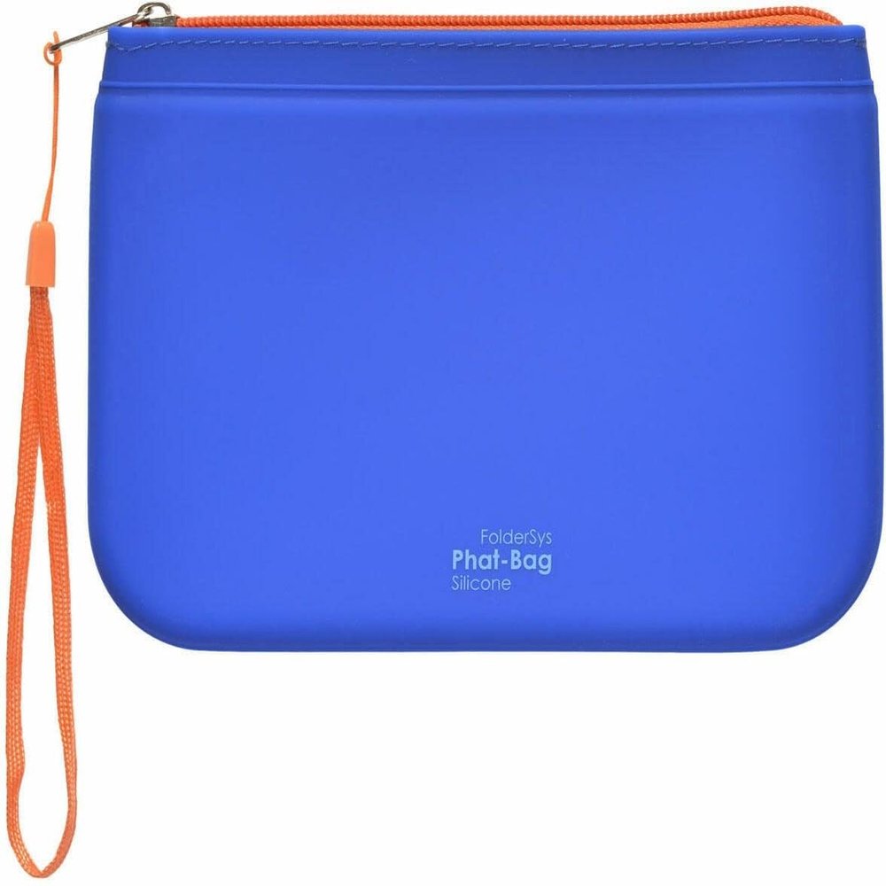 Silicone Zip Pouch Phat-Bag A6 Opaque Blue