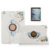 STENES Bling Case Compatible with iPad Mini 3/2/1 Case - 3D Handmade Crystal Pretty Butterfly Flowers 360 Degree Rotating Stand With Smart Cover Auto Sleep/Wake - Blue view 1