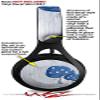 Skin Decal Wrap Compatible with Beats EP Mushrooms Blue Skin Only Headphones NOT Included view 2