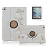 STENES Bling Case Compatible with iPad Mini 3/2/1 Case - 3D Handmade Crystal Flowers Pendant Floral 360 Degree Rotating Stand With Smart Cover Auto Sleep/Wake - White view 1