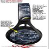 Skin Decal Wrap Compatible with Beats EP HEX Mesh Camo 01 Blue Skin Only Headphones NOT Included view 2