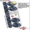 Skin Decal Wrap Compatible with Beats EP HEX Mesh Camo 01 Blue Skin Only Headphones NOT Included view 3