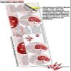 Skin Decal Wrap Compatible with Beats EP Mushrooms Red Skin Only Headphones NOT Included view 3