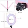 Yidoblo 18 inch LED Ring Light FE-480II Dimmable Lighting Kit with Phone Holder, Mirror, Tripod Stand, Remote Control and Carrying Case for Makeup, YouTube Vine Videos, Selfies, Portrait, Photos Pink view 4