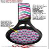 Skin Decal Wrap Compatible with Beats EP Zig Zag Teal Pink Purple Skin Only Headphones NOT Included view 2