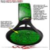 Skin Decal Wrap for Beats EP Folder Doodles Green Headphones NOT Included view 2