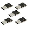 chenyang 5 PCS USB C OTG Adapter USB C Male to USB 2.0 Female Ultra Mini Size Connector Adapter view 1