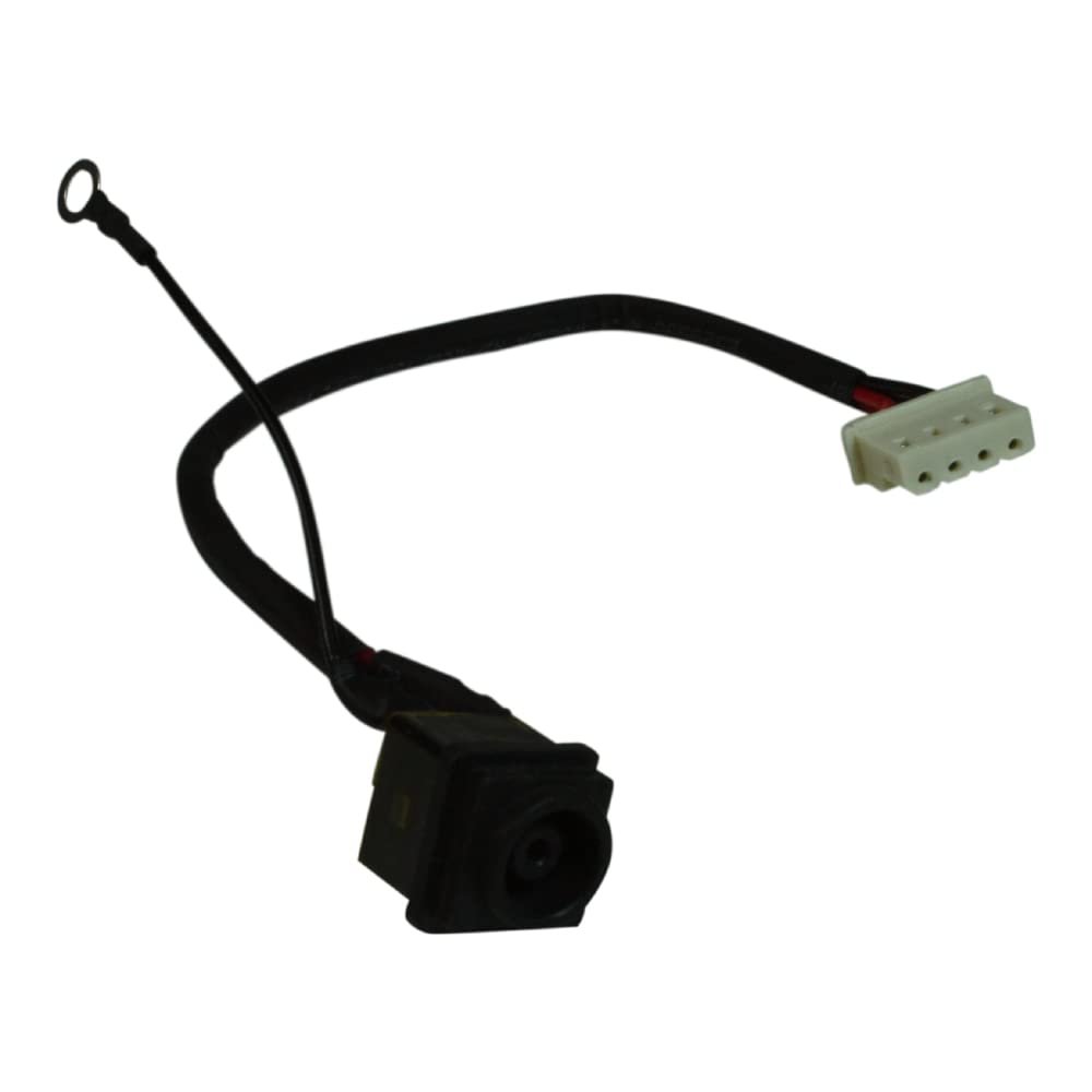 Power4Laptops Replacement Laptop DC Jack Socket with Cable Compatible with Sony Vaio SVE1513MCXW