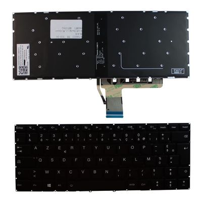 Power4Laptops French Layout Backlit Black Replacement Laptop Keyboard Compatible with Lenovo PM4CB-FR