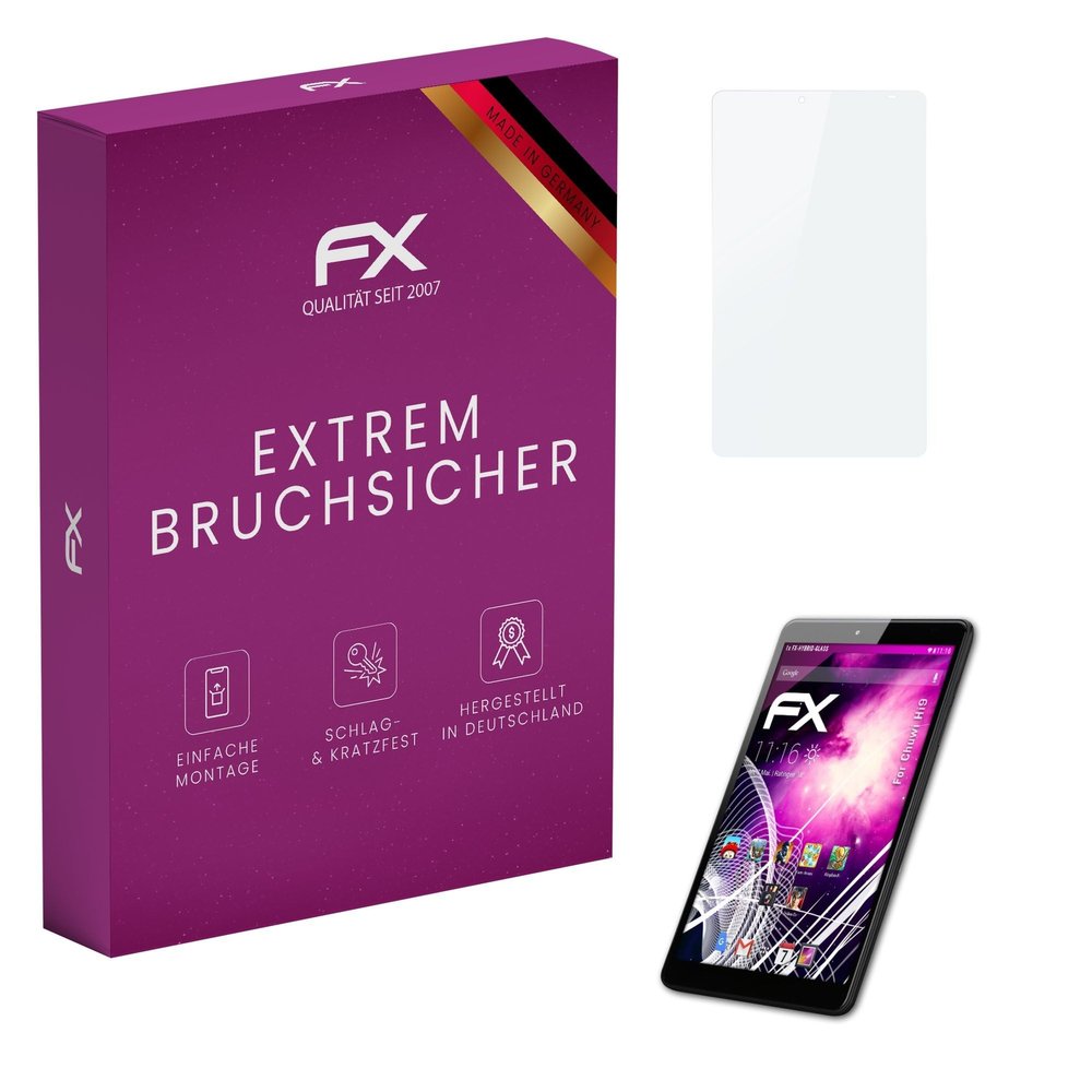 atFoliX Plastic Glass Protective Film compatible with Chuwi Hi9, 9H Hybrid-Glass FX Screen Protector