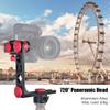 Andoer 720 Degree Panoramic Tripod Head with Arca-Swiss Ball Head Quick Release Plate Max. Load 10kg for Nikon Canon Sony DSLR Camera view 2