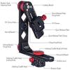 Andoer 720 Degree Panoramic Tripod Head with Arca-Swiss Ball Head Quick Release Plate Max. Load 10kg for Nikon Canon Sony DSLR Camera view 4