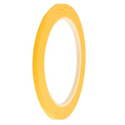 Aexit 5mm x Labels & Labeling Equipment 66M Length Single-Side Adhesive Easy-Clear Marking Industrial Labeling Tape Tape Dark-Yellow