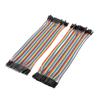 Aexit 2 pcs Cables & Interconnects Female to Male 40P Jumper Wire Cable Pi Pic Breadboard DIY for Cables 20cm Long view 1