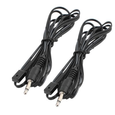 Aexit 2Pcs CHT-F05 Single Head 3.5mm Jack IR Infrared Emitter Extension 1.5m Cable (747fc7787973742132444b740c7ffa64)