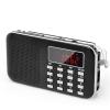 PRUNUS Mini Portable Radio AM FM Pocket Radio with MP3 view 1