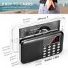 PRUNUS Mini Portable Radio AM FM Pocket Radio with MP3 view 3