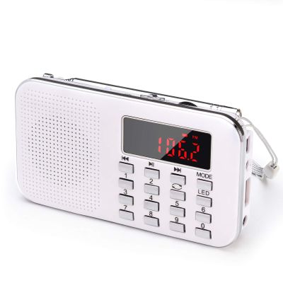 PRUNUS Mini Portable Radio AM FM Pocket Radio with MP3