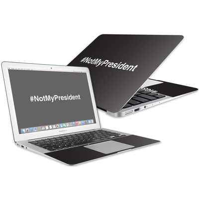 MightySkins Skin Compatible with Apple MacBook Air 13" (2017) - Not My President | Protective, Durable, and Unique Vinyl Decal wrap Cover | Easy to Apply, Remove, and Change Styles | Made in The USA