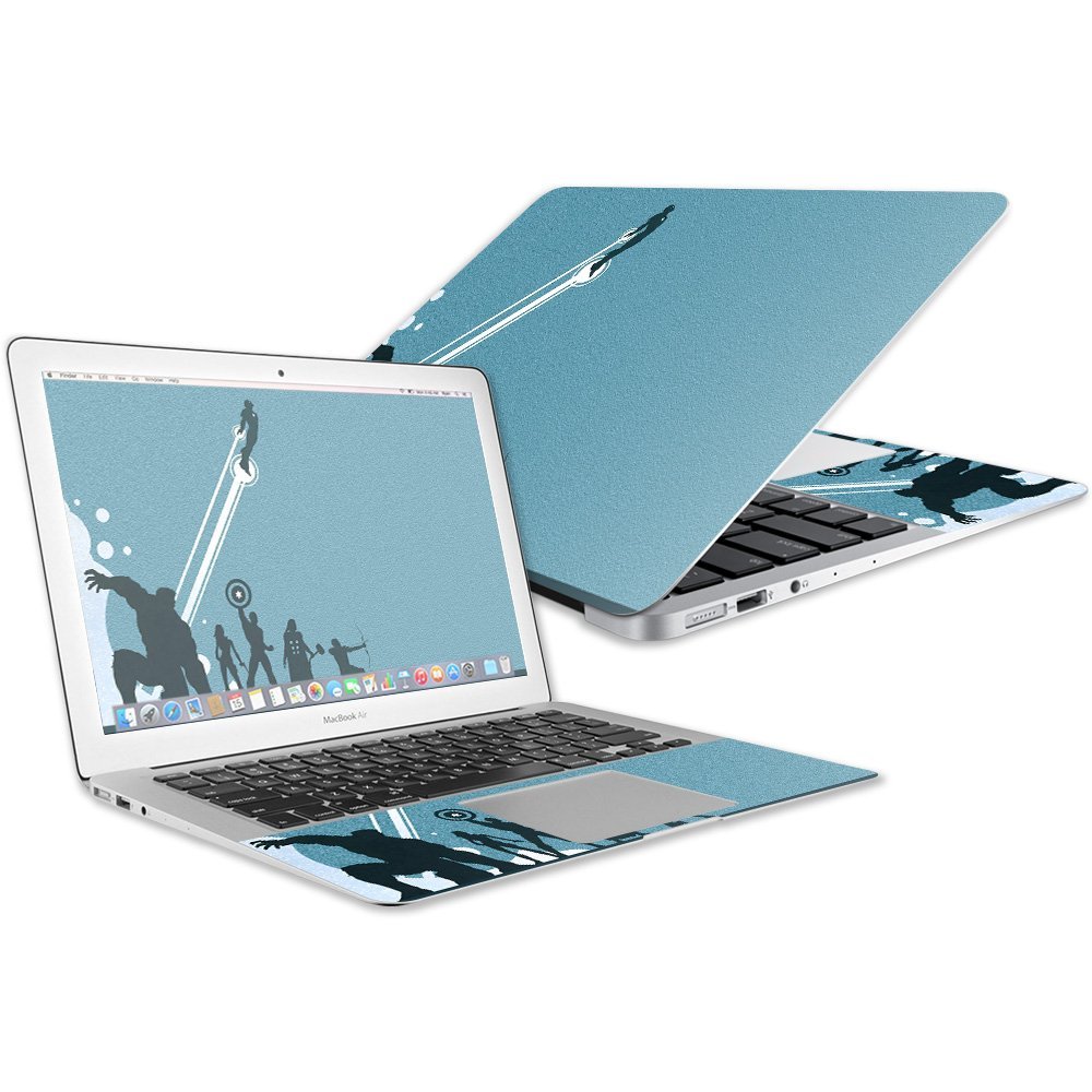 MightySkins Skin Compatible with Apple MacBook Air 13" (2017) - Super Squad | Protective, Durable, and Unique Vinyl Decal wrap Cover | Easy to Apply, Remove, and Change Styles | Made in The USA