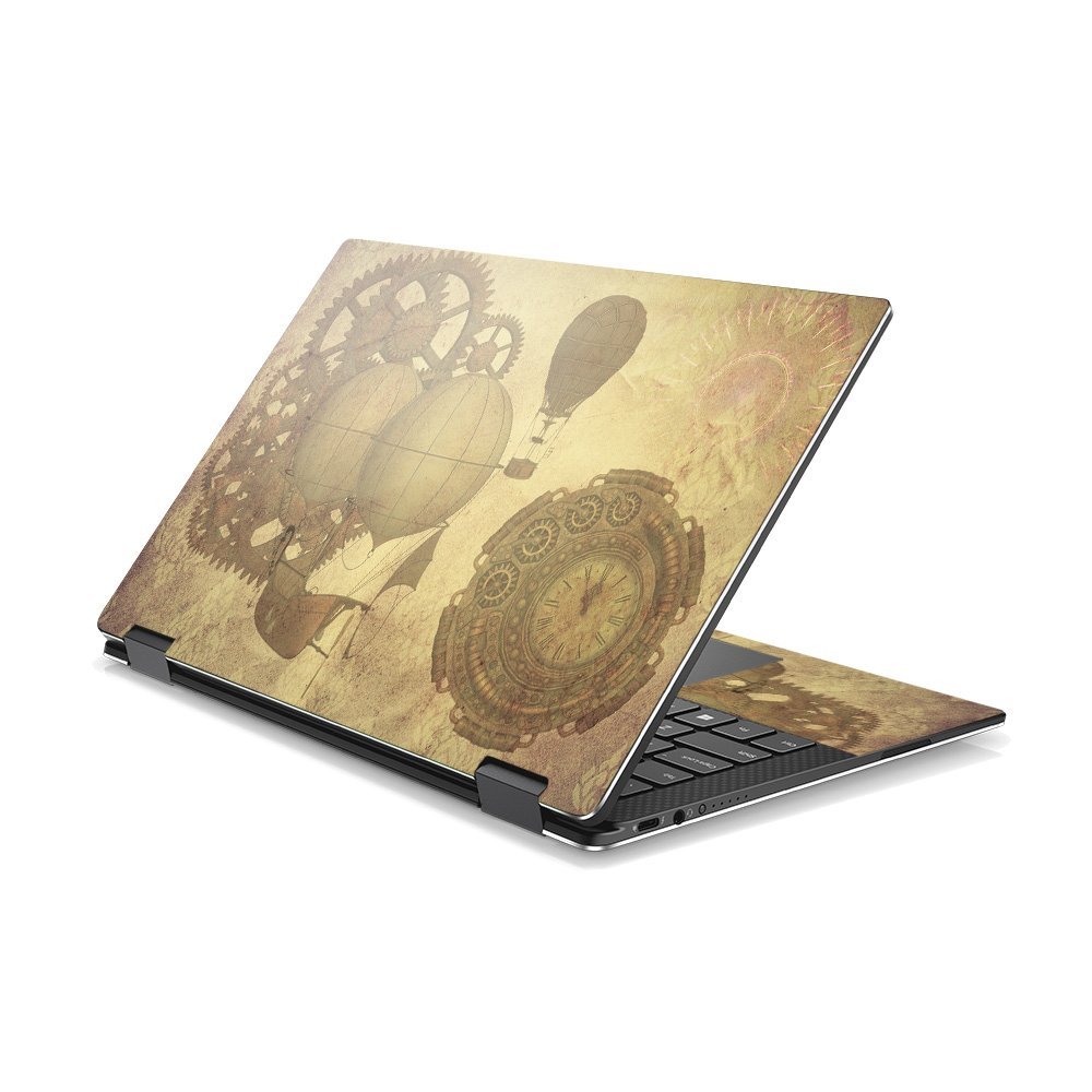 MightySkins Skin Compatible With DELL XPS 13 9365 2-In-1 (2017) - Steam Punk Paper | Protective, Durable, and Unique Vinyl Decal wrap cover | Easy To Apply, Remove, and Change Styles | Made in the USA