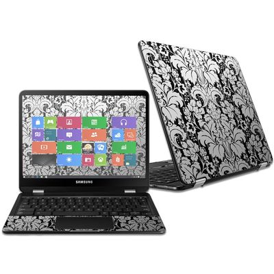 MightySkins Skin Compatible with Samsung Chromebook Pro 12.3" - Floral Retro | Protective, Durable, and Unique Vinyl Decal wrap Cover | Easy to Apply, Remove, and Change Styles | Made in The USA