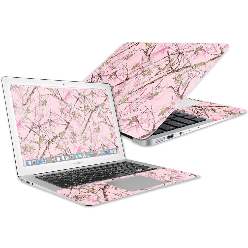 MightySkins Skin Compatible with Apple MacBook Air 13" (2017) - Conceal Pink | Protective, Durable, and Unique Vinyl Decal wrap Cover | Easy to Apply, Remove, and Change Styles | Made in The USA