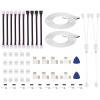 iCreating LED Strip Connectors 4 Pin, RGB LED Light Connectors Kit Includes 5050 LED Connectors L Shape 4Pin 10mm LED Light Strip Connectors for 10mm Wide 4-pin RGB LED Strip Lights view 1