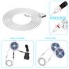 iCreating 5050 4Pin LED Strip Connector Kit 10mm RGB 4 Pin LED Connector Accessories Kit Include L LED Connectors for Strip Lights, 4-pin LED Light Strip Connectors with Wire, LED Extension Cable view 3